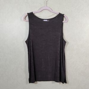 02195 Chico's Travelers brown knit tank 3 XL